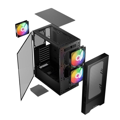 LOGIC OBUDOWA ARYA ARGB MIDI USB 3.0 BLACK LOGIC LOGIC OBUDOWA ARYA ARGB MIDI USB 3.0 BLACK LOGIC