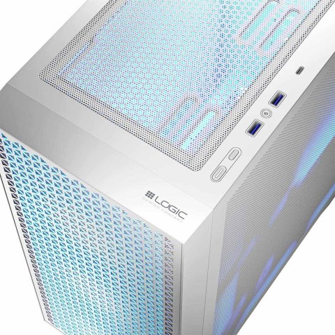 LOGIC OBUDOWA DART PRO ARGB MIDI USB TYPE-C BIAŁA LOGIC LOGIC OBUDOWA DART PRO ARGB MIDI USB TYPE-C BIAŁA LOGIC
