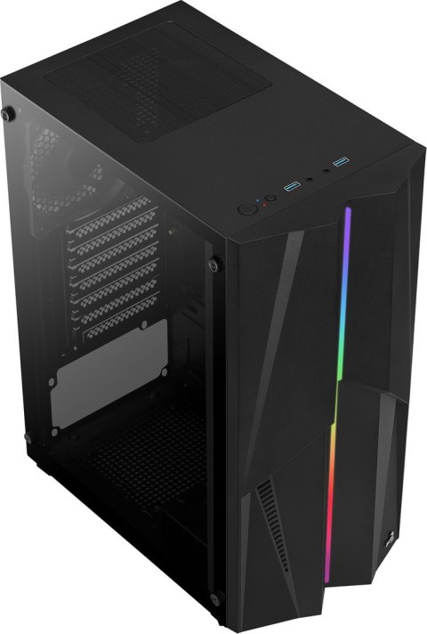 Obudowa AEROCOOL PGS MECHA-G-BK-v1 RGB czarna Aerocool Obudowa AEROCOOL PGS MECHA-G-BK-v1 RGB czarna Aerocool