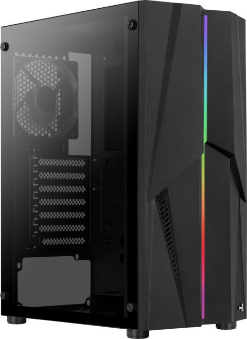 Obudowa AEROCOOL PGS MECHA-G-BK-v1 RGB czarna Aerocool Obudowa AEROCOOL PGS MECHA-G-BK-v1 RGB czarna Aerocool