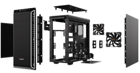Obudowa BE QUIET! Pure Base 600 BG022 (ATX, Mini ATX, Mini ITX; kolor czarny) BE QUIET! Obudowa BE QUIET! Pure Base 600 BG022 (ATX, Mini ATX, Mini ITX; kolor czarny) BE QUIET!