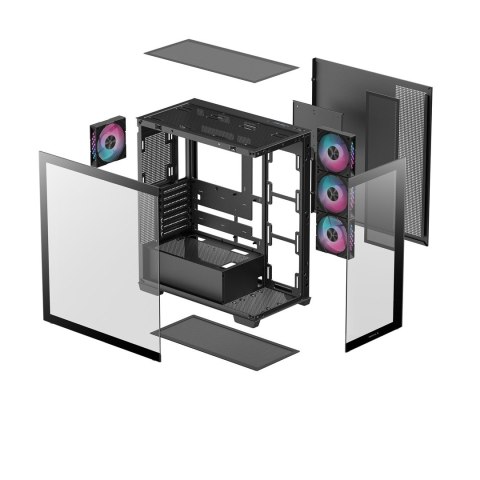 Obudowa DeepCool CG580 4F czarna DEEPCOOL Obudowa DeepCool CG580 4F czarna DEEPCOOL