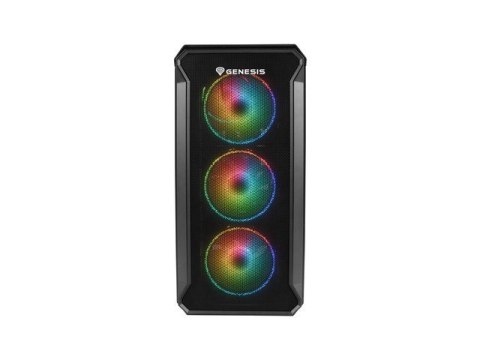 Obudowa NATEC Genesis Irid 503 ARGB NPC-1559 (Micro ATX. Mini ITX; kolor czarny) GENESIS Obudowa NATEC Genesis Irid 503 ARGB NPC-1559 (Micro ATX. Mini ITX; kolor czarny) GENESIS