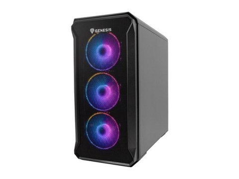 Obudowa NATEC Genesis Irid 503 ARGB NPC-1559 (Micro ATX. Mini ITX; kolor czarny) GENESIS Obudowa NATEC Genesis Irid 503 ARGB NPC-1559 (Micro ATX. Mini ITX; kolor czarny) GENESIS