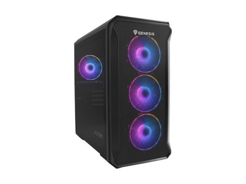 Obudowa NATEC Genesis Irid 503 ARGB NPC-1559 (Micro ATX. Mini ITX; kolor czarny) GENESIS Obudowa NATEC Genesis Irid 503 ARGB NPC-1559 (Micro ATX. Mini ITX; kolor czarny) GENESIS