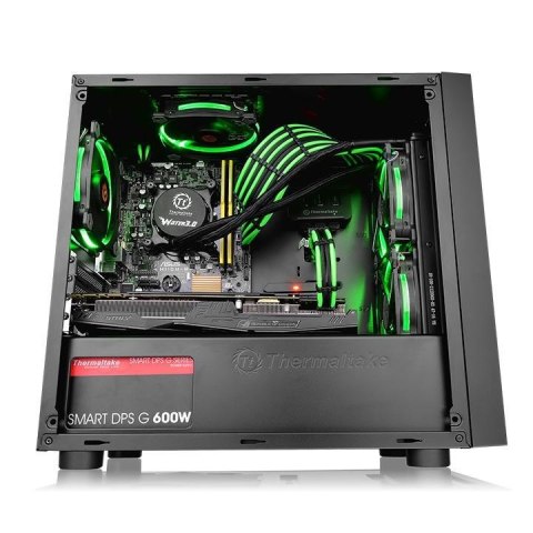 Obudowa Thermaltake Versa H18 Window CA-1J4-00S1WN-00 (Mini ITX; kolor czarny) Thermaltake Obudowa Thermaltake Versa H18 Window CA-1J4-00S1WN-00 (Mini ITX; kolor czarny) Thermaltake