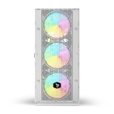 SAVIO OBUDOWA PC ARGB MESH/GLASS RAPTOR WHITE X1 SAVIO SAVIO OBUDOWA PC ARGB MESH/GLASS RAPTOR WHITE X1 SAVIO
