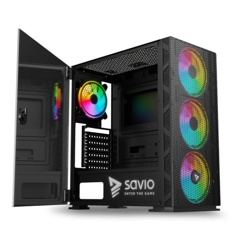 SAVIO OBUDOWA PC RAPTOR X1 ARGB SAVGC-RAPTORX1 SAVIO SAVIO OBUDOWA PC RAPTOR X1 ARGB SAVGC-RAPTORX1 SAVIO