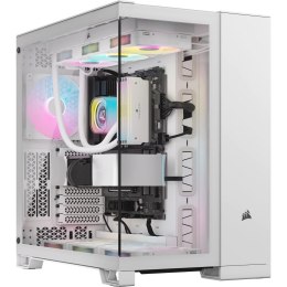 ICUE LINK 6500X RGB Tempered Glass Mid-Tower, White Corsair
