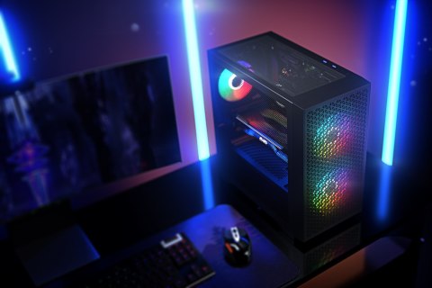 LOGIC OBUDOWA DART PRO ARGB MINI USB TYPE-C CZARNA LOGIC LOGIC OBUDOWA DART PRO ARGB MINI USB TYPE-C CZARNA LOGIC