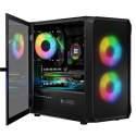 LOGIC OBUDOWA PORTOS ARGB MINI USB 3.0 BLACK LOGIC