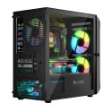 LOGIC OBUDOWA PORTOS ARGB MINI USB 3.0 BLACK LOGIC