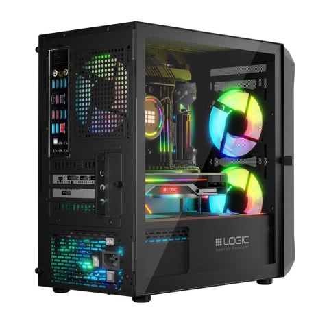 LOGIC OBUDOWA PORTOS ARGB MINI USB 3.0 BLACK LOGIC LOGIC OBUDOWA PORTOS ARGB MINI USB 3.0 BLACK LOGIC