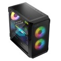 LOGIC OBUDOWA PORTOS ARGB MINI USB 3.0 BLACK LOGIC