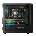 LOGIC OBUDOWA PORTOS ARGB MINI USB 3.0 BLACK LOGIC