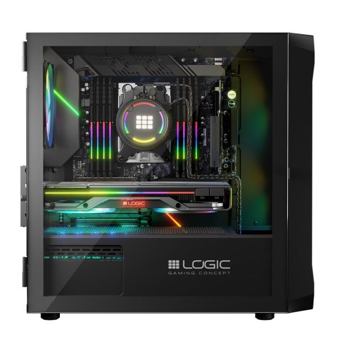 LOGIC OBUDOWA PORTOS ARGB MINI USB 3.0 BLACK LOGIC LOGIC OBUDOWA PORTOS ARGB MINI USB 3.0 BLACK LOGIC