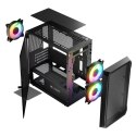 LOGIC OBUDOWA PORTOS ARGB MINI USB 3.0 BLACK LOGIC