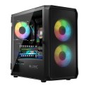 LOGIC OBUDOWA PORTOS ARGB MINI USB 3.0 BLACK LOGIC