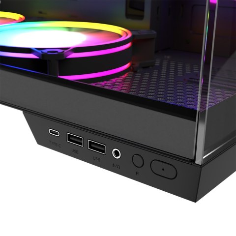 MODECOM OBUDOWA VOLCANO PANORAMA APEX ARGB 5F MIDI BLACK MODECOM MODECOM OBUDOWA VOLCANO PANORAMA APEX ARGB 5F MIDI BLACK MODECOM