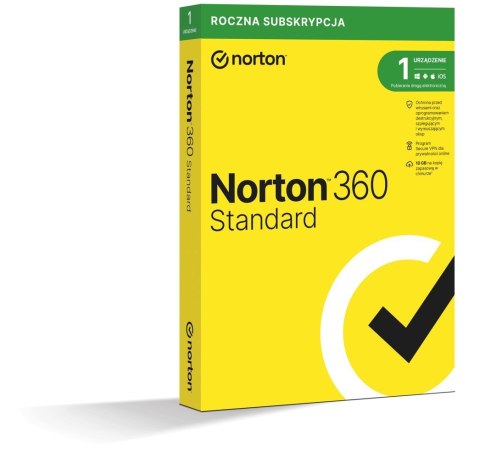 Norton 360 Standard 1D/12M BOX (NIE WYMAGA KARTY) Symantec Norton 360 Standard 1D/12M BOX (NIE WYMAGA KARTY) Symantec