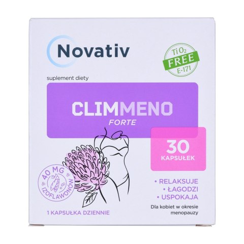 Novativ ClimMeno Forte 30 kapsułek MEDICINAE Novativ ClimMeno Forte 30 kapsułek MEDICINAE