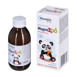Novativ Kids Magnezoo płyn pomarańczowy 120ml MEDICINAE