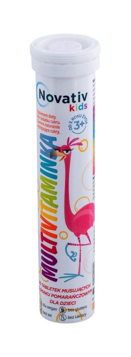 Novativ Kids Multivitaminka dka dzieci 20 tabl. MEDICINAE