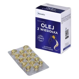 Novativ Olej z wiesiołka 60 kapsułek MEDICINAE