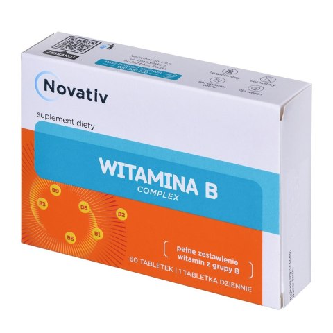 Novativ Witamina B Complex 60tabl. MEDICINAE Novativ Witamina B Complex 60tabl. MEDICINAE