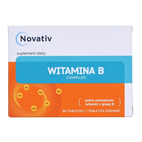 Novativ Witamina B Complex 60tabl. MEDICINAE Novativ Witamina B Complex 60tabl. MEDICINAE