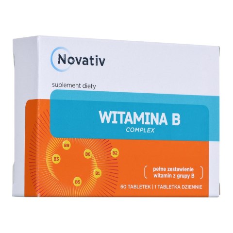 Novativ Witamina B Complex 60tabl. MEDICINAE Novativ Witamina B Complex 60tabl. MEDICINAE