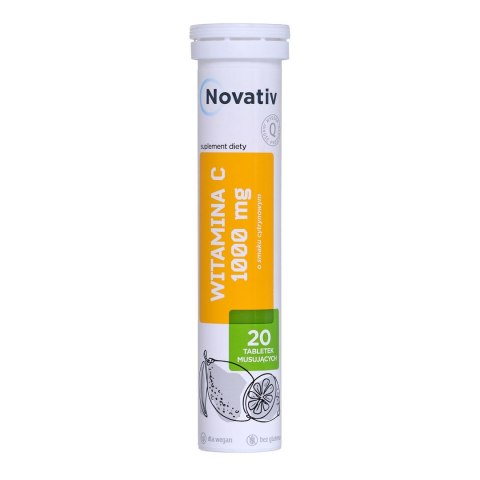 Novativ Witamina C 1000 mg., 20tabl. MEDICINAE Novativ Witamina C 1000 mg., 20tabl. MEDICINAE