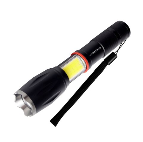 ESPERANZA ALUMINIOWA LATARKA ZE ŚWIATŁEM BOCZNYM COB DIONE EOT070 ESPERANZA ALUMINIOWA LATARKA ZE ŚWIATŁEM BOCZNYM COB DIONE EOT070