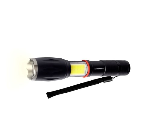 ESPERANZA ALUMINIOWA LATARKA ZE ŚWIATŁEM BOCZNYM COB DIONE EOT070 ESPERANZA ALUMINIOWA LATARKA ZE ŚWIATŁEM BOCZNYM COB DIONE EOT070