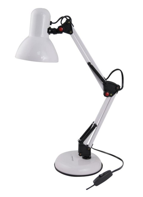 ESPERANZA LAMPKA BIURKOWA E27 AVIOR BIAŁA ELD112W ESPERANZA LAMPKA BIURKOWA E27 AVIOR BIAŁA ELD112W