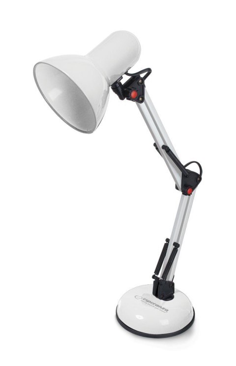 ESPERANZA LAMPKA BIURKOWA E27 AVIOR BIAŁA ELD112W ESPERANZA LAMPKA BIURKOWA E27 AVIOR BIAŁA ELD112W