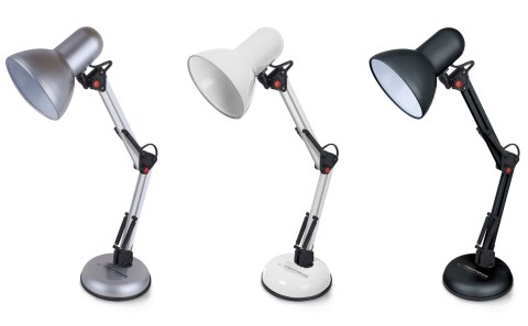 ESPERANZA LAMPKA BIURKOWA E27 AVIOR BIAŁA ELD112W ESPERANZA LAMPKA BIURKOWA E27 AVIOR BIAŁA ELD112W