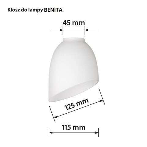 Klosz do lampy BENITA Activejet Klosz do lampy BENITA Activejet