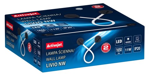 Lampa ścienna LED Activejet AJE-AJE-LIVIO NW Activejet Lampa ścienna LED Activejet AJE-AJE-LIVIO NW Activejet