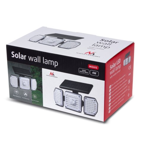 MACLEAN SOLARNA LAMPA LED Z CZUJNIKIEM RUCHU IP65 4W 3 TRYBY PRACY MCE615 Maclean MACLEAN SOLARNA LAMPA LED Z CZUJNIKIEM RUCHU IP65 4W 3 TRYBY PRACY MCE615 Maclean