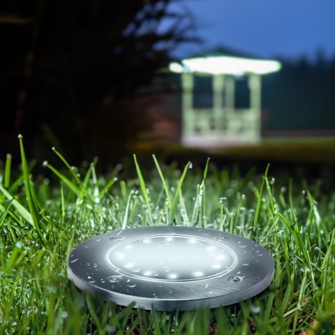 MACLEAN SOLARNA LAMPA NAJAZDOWA OGRODOWA LED IP44, 12 LED SMD, 4000K MCE318 Maclean MACLEAN SOLARNA LAMPA NAJAZDOWA OGRODOWA LED IP44, 12 LED SMD, 4000K MCE318 Maclean