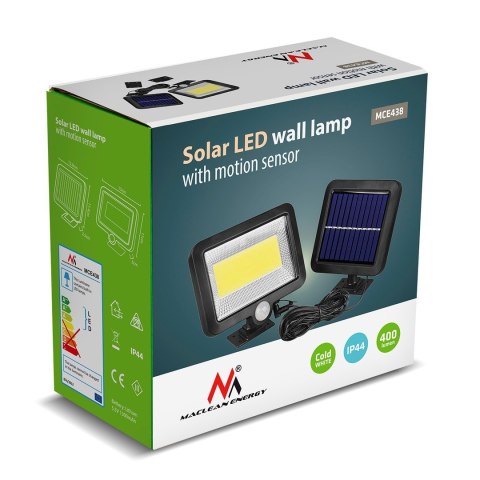 MACLEAN SOLARNY NAŚWIETLACZ LED Z CZUJNIKIEM MCE438 Maclean MACLEAN SOLARNY NAŚWIETLACZ LED Z CZUJNIKIEM MCE438 Maclean