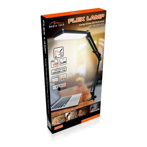 MEDIA-TECH LAMPKA BIURKOWA FLEX LAMP MT224 Media tech MEDIA-TECH LAMPKA BIURKOWA FLEX LAMP MT224 Media tech