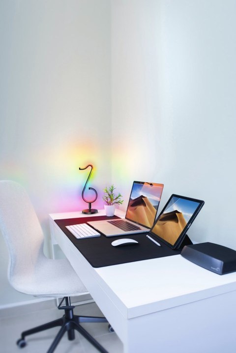 Muzyczna lampka dekoracyjna MELODY RGB Activejet zmiana kolorów w rytm muzyki z pilotem sterowanie z aplikacji Activejet Muzyczna lampka dekoracyjna MELODY RGB Activejet zmiana kolorów w rytm muzyki z pilotem sterowanie z aplikacji Activejet