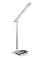 Nowoczesna lampka na biurko LED Activejet PULSAR 2 biała z funkcją szybkiego ładowana bezprzewodowego urządzeń Activejet
