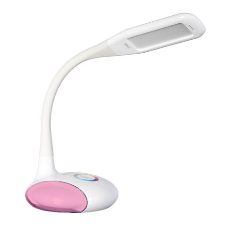 Nowoczesna lampka na biurko wielokolorowa RGB LED Activejet VENUS RGB biała z funkcją oświetlenia nocnego Activejet Nowoczesna lampka na biurko wielokolorowa RGB LED Activejet VENUS RGB biała z funkcją oświetlenia nocnego Activejet