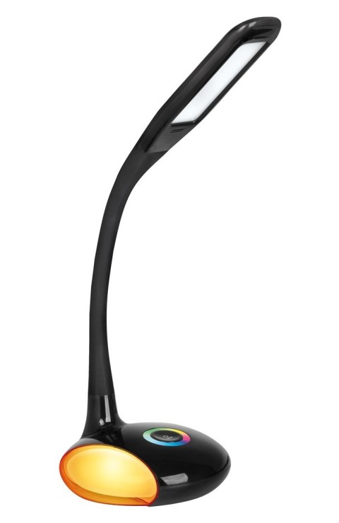 Nowoczesna lampka na biurko wielokolorowa RGB LED Activejet VENUS RGB czarna z funkcją oświetlenia nocnego Activejet