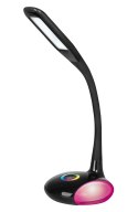 Nowoczesna lampka na biurko wielokolorowa RGB LED Activejet VENUS RGB czarna z funkcją oświetlenia nocnego Activejet
