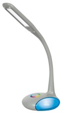 Nowoczesna lampka na biurko wielokolorowa RGB LED Activejet VENUS RGB szara z funkcją oświetlenia nocnego Activejet