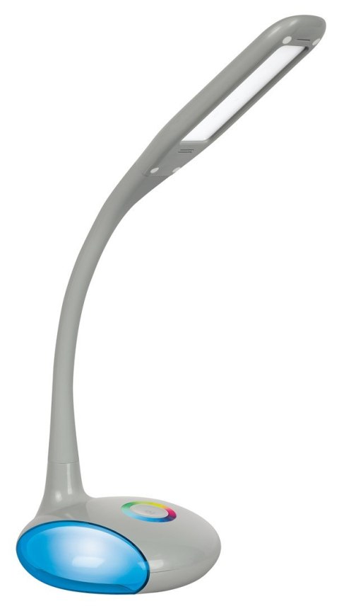 Nowoczesna lampka na biurko wielokolorowa RGB LED Activejet VENUS RGB szara z funkcją oświetlenia nocnego Activejet Nowoczesna lampka na biurko wielokolorowa RGB LED Activejet VENUS RGB szara z funkcją oświetlenia nocnego Activejet